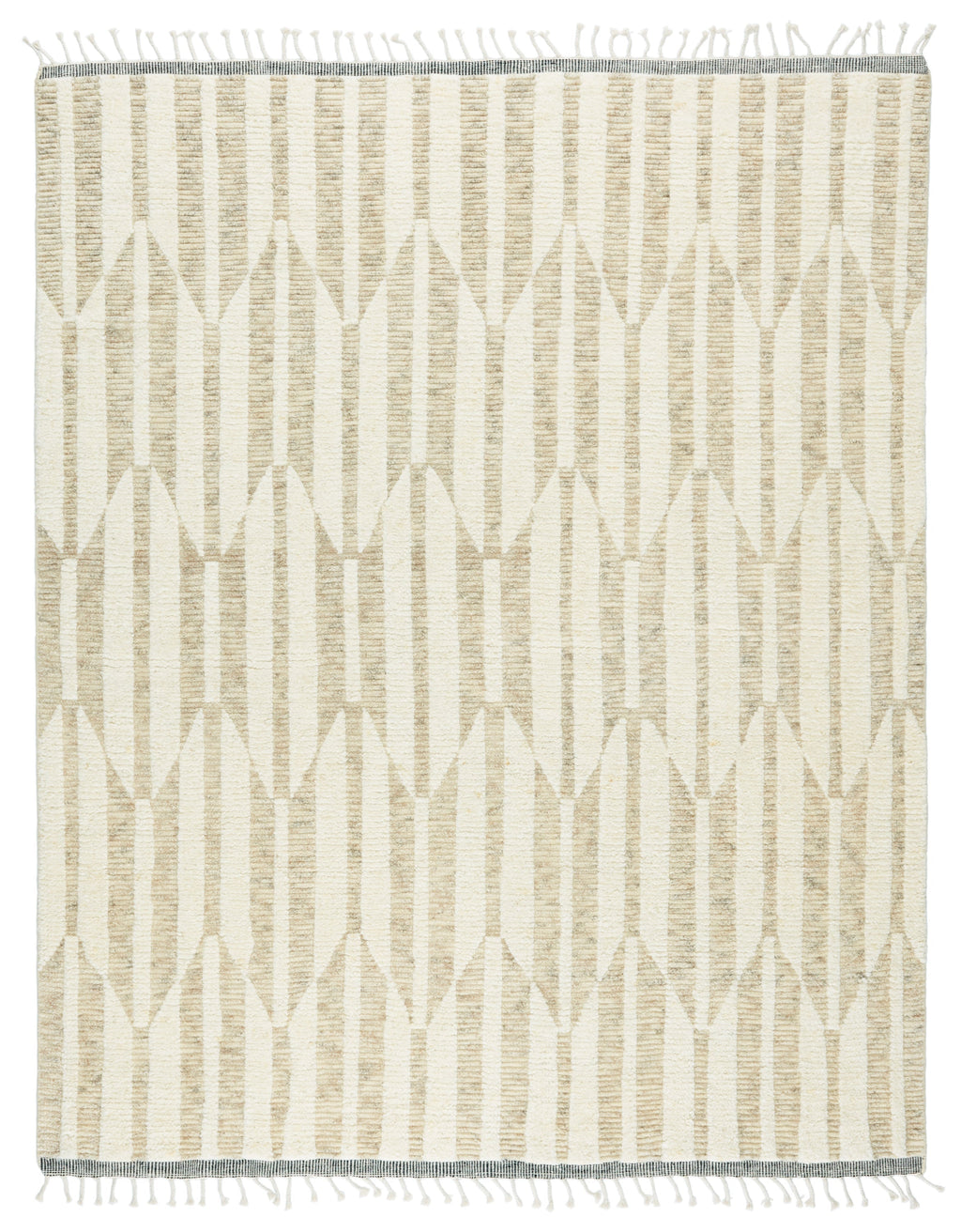 Keoka Quest Hand Knotted Beige & Ivory Rug 1