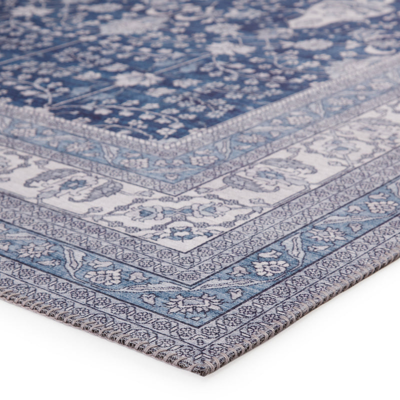 Calla Oriental Blue & White Area Rug