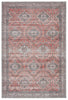 Novah Oriental Red & Gray Area Rug