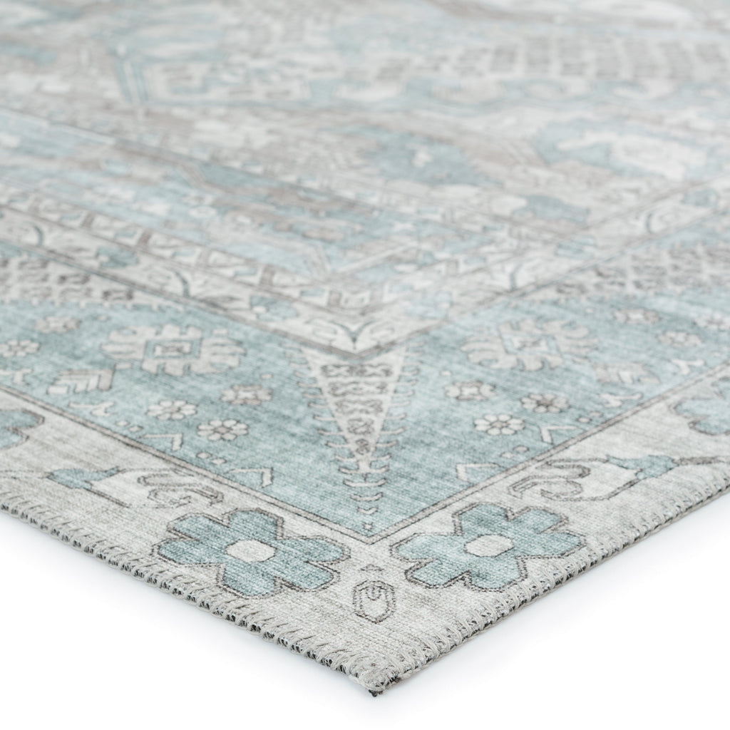 Keyara Issa Light Blue & Light Gray Rug by Nikki Chu 2