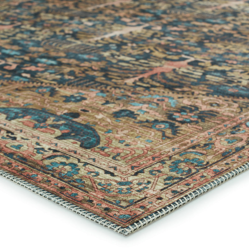 Keyara Jayven Blue & Tan Rug by Nikki Chu 2