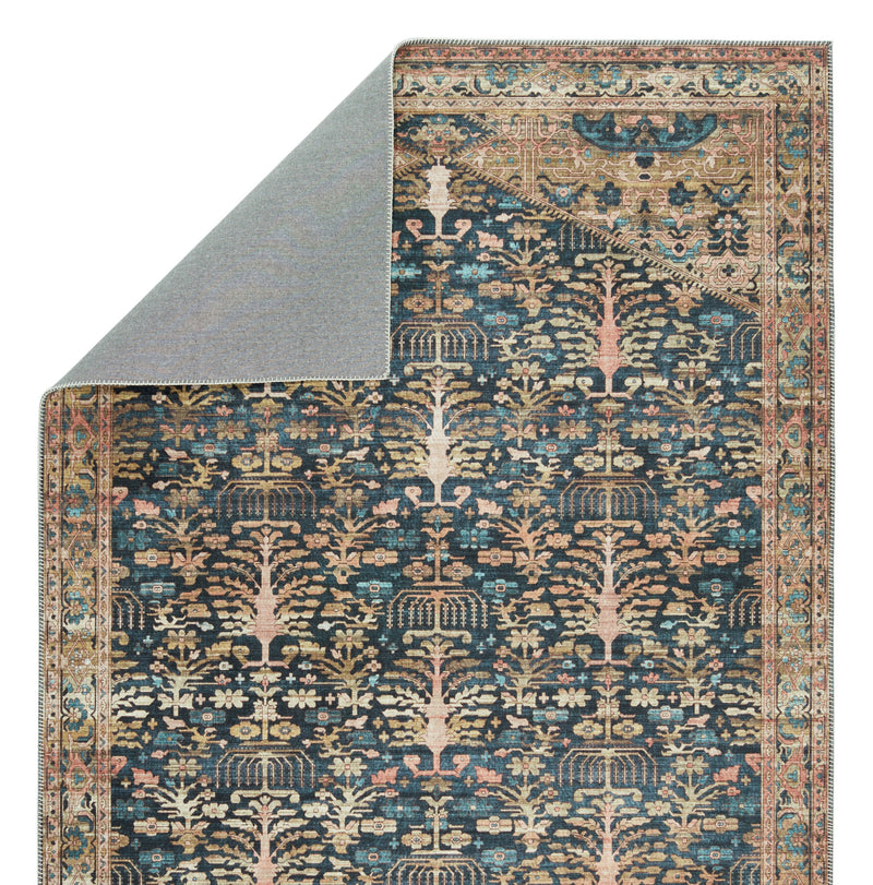 Keyara Jayven Blue & Tan Rug by Nikki Chu 3