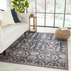 Keyara Teleza Dark Blue & Clay Rug by Nikki Chu 5