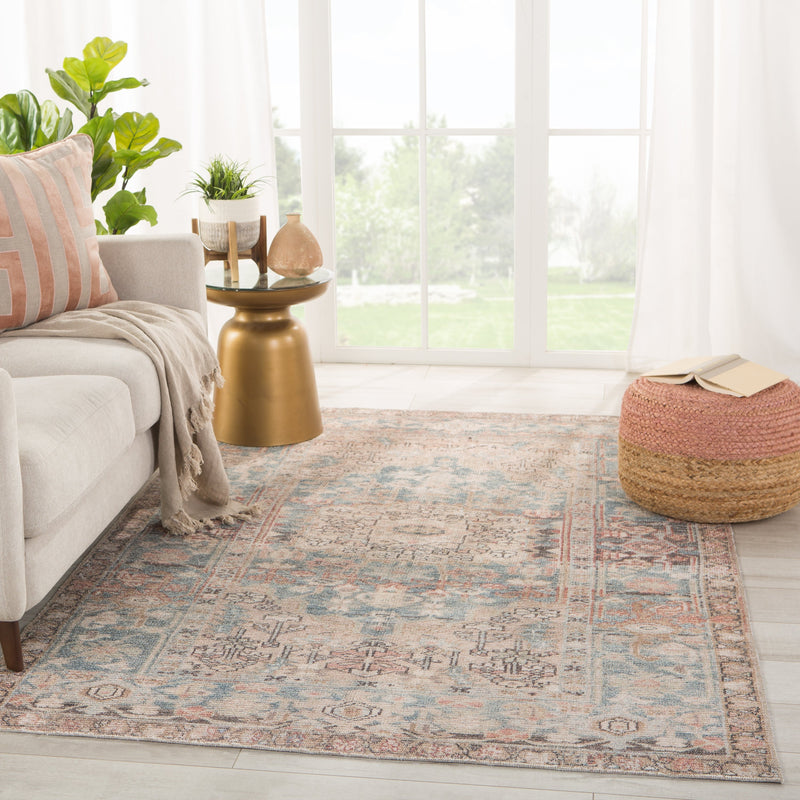 Geonna Medallion Blue/ Beige Rug by Jaipur Living