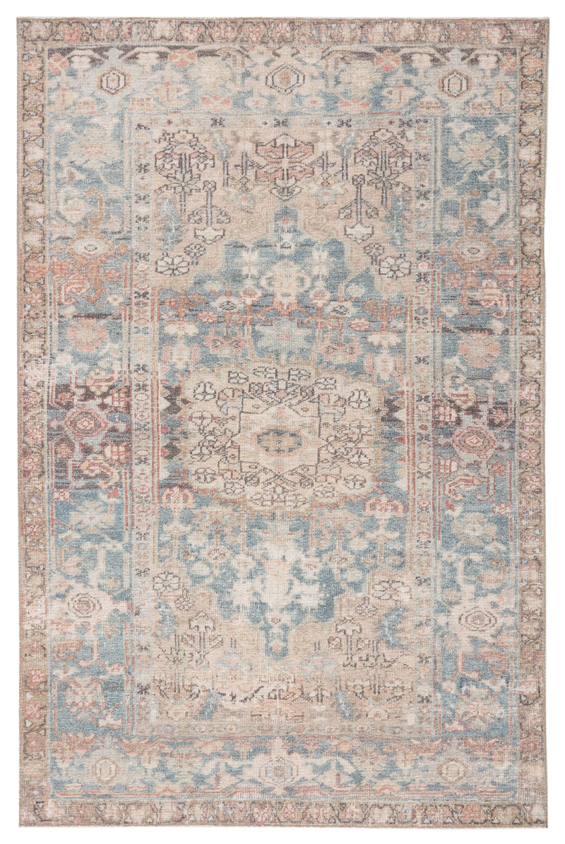 Geonna Medallion Blue/ Beige Rug by Jaipur Living