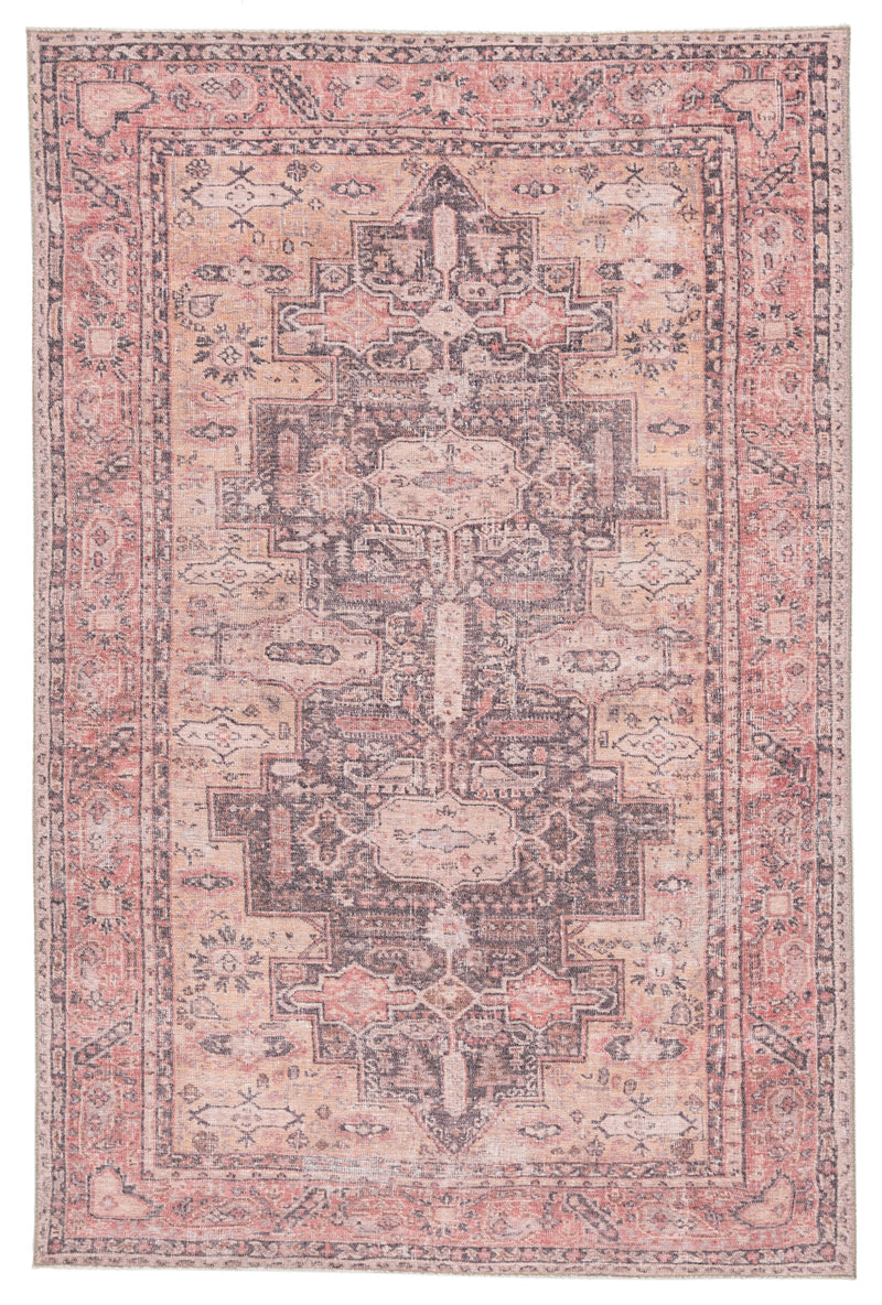 Cosima Medallion Pink/ Dark Purple Rug by Jaipur Living