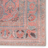 Pippa Medallion Pink/ Light Blue Runner Rug