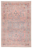 Pippa Medallion Pink/ Light Blue Runner Rug