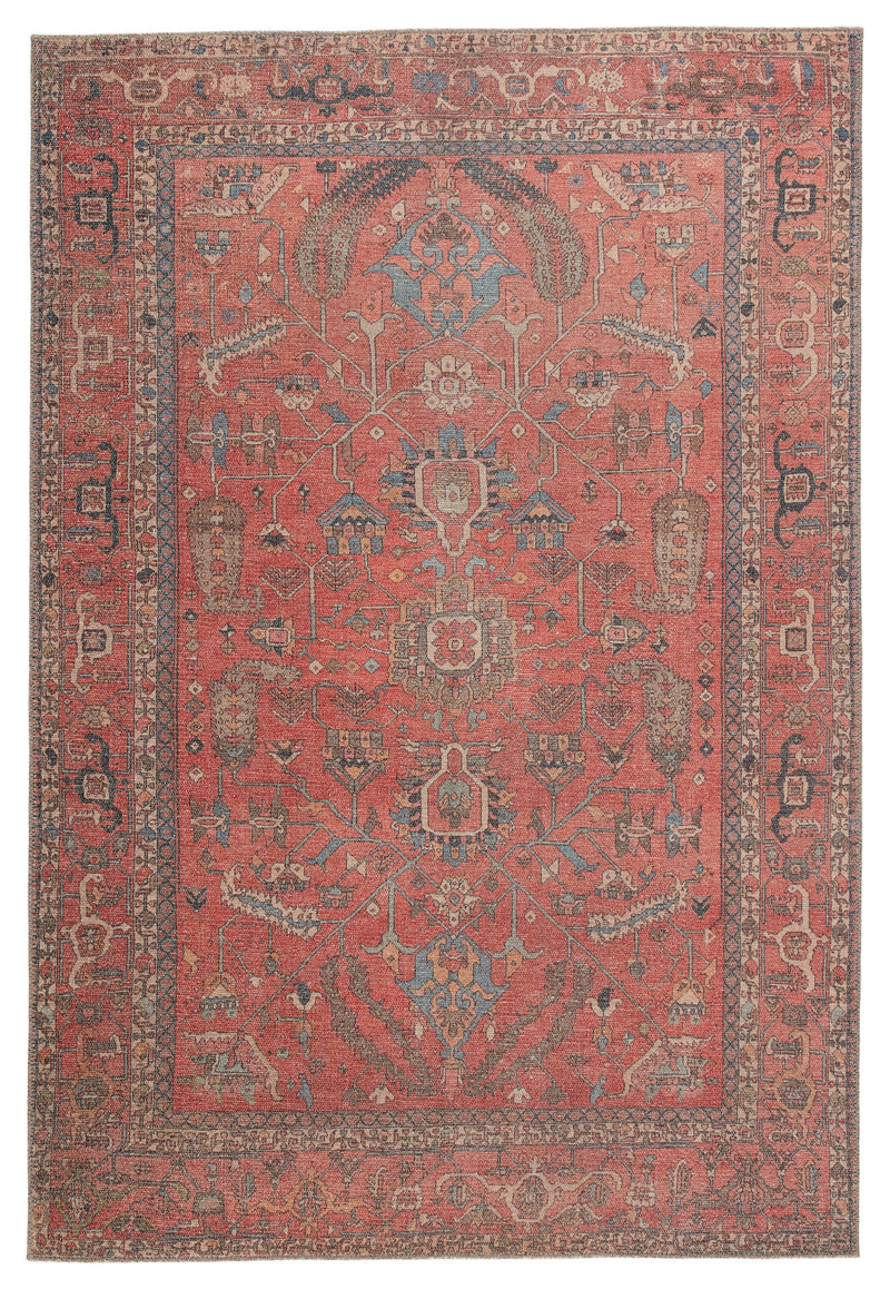 Galina Oriental Rug in Red & Blue by Jaipur Living