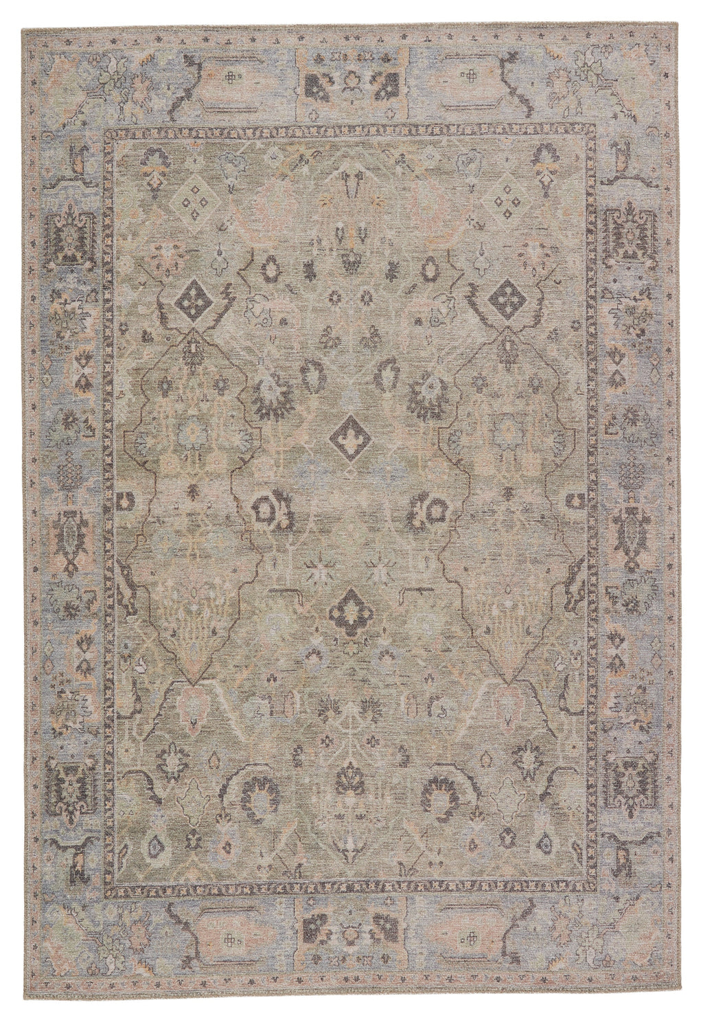 Avin Oriental Rug in Green & Blue by Jaipur Living