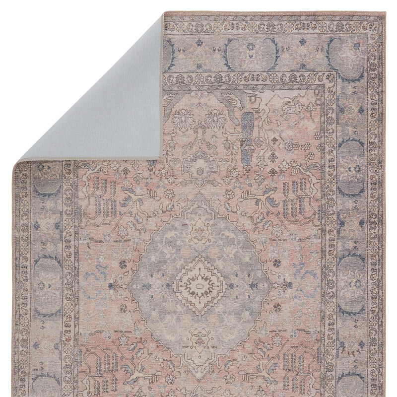 Kadin Medallion Rug in Pink & Blue by Jaipur Living