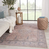 Kadin Medallion Rug in Pink & Blue by Jaipur Living