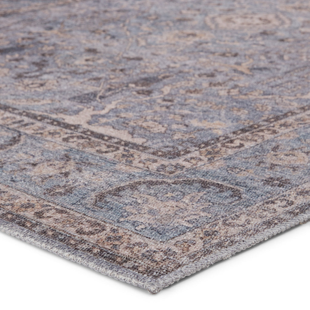 Kadin Medallion Rug in Blue & Gray by Jaipur Living