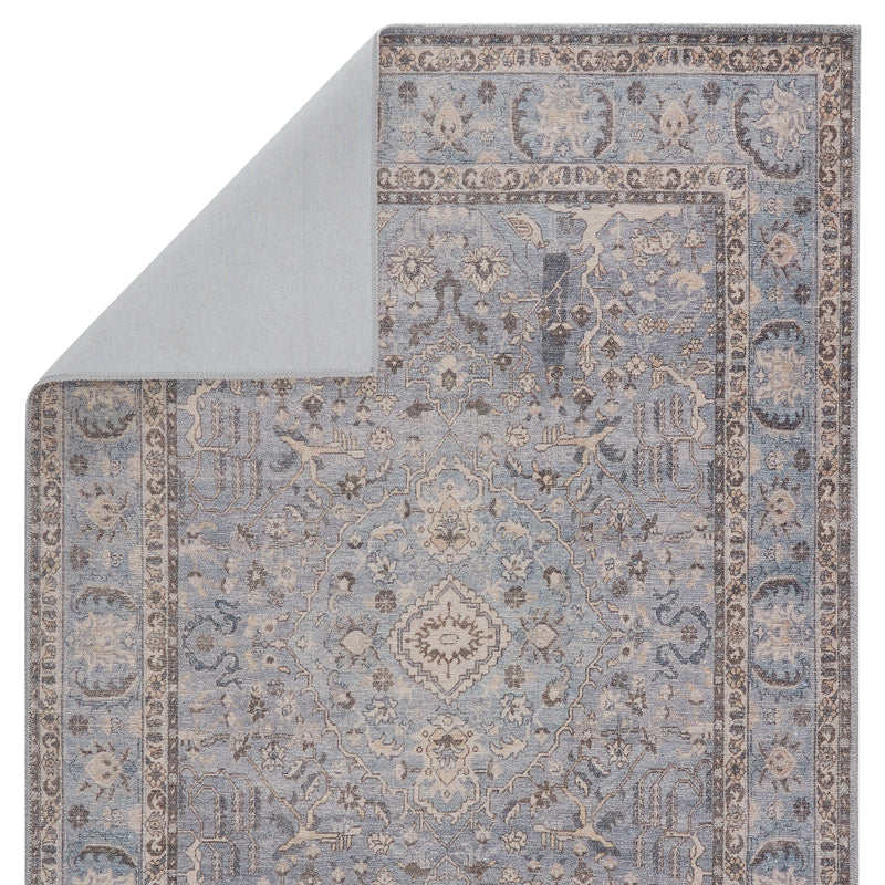 Kadin Medallion Rug in Blue & Gray by Jaipur Living