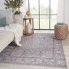 Kadin Medallion Rug in Blue & Gray by Jaipur Living