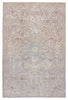 Parisa Medallion Rug in Light Blue & Light Tan by Jaipur Living