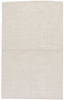 Kelle Handmade Solid White & Beige Area Rug