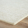 Kelle Handmade Solid White & Beige Area Rug