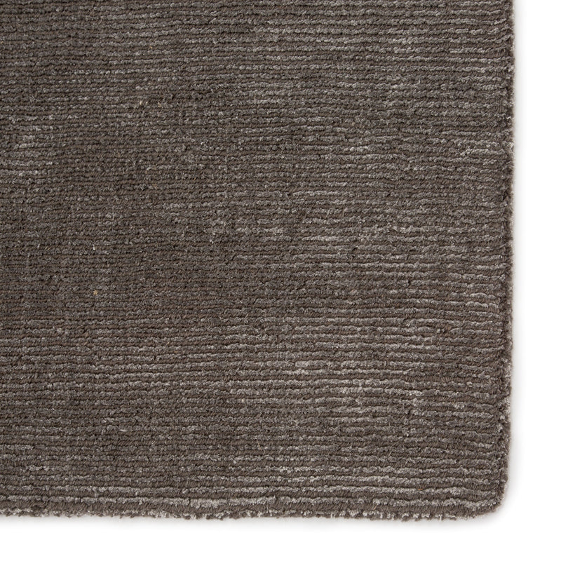 Kelle Solid Rug in Dark Gull Gray & Ash design by Jaipur Living