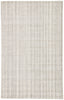 Kelle Handmade Stripe Gray & White Area Rug design by Jaipur Living