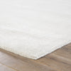 Kelle Solid Rug in Whitecap Gray & Bright White design by Jaipur