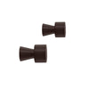 pin hook knob 2 pcs pack brown by oyoy 1