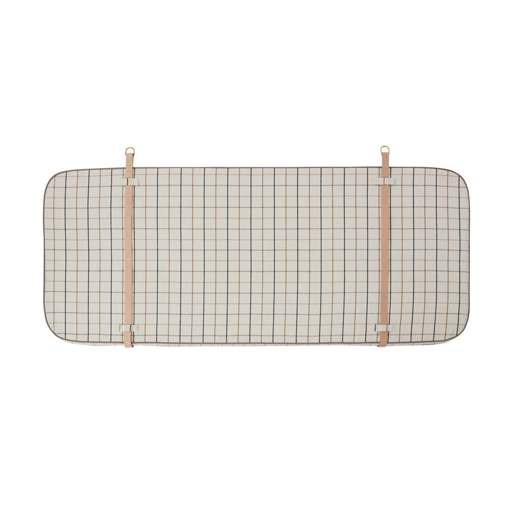 Grid Headboard in Offwhite