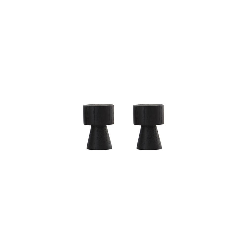 Pin Hook / Knob - 2 Pcs/Pack - Dark