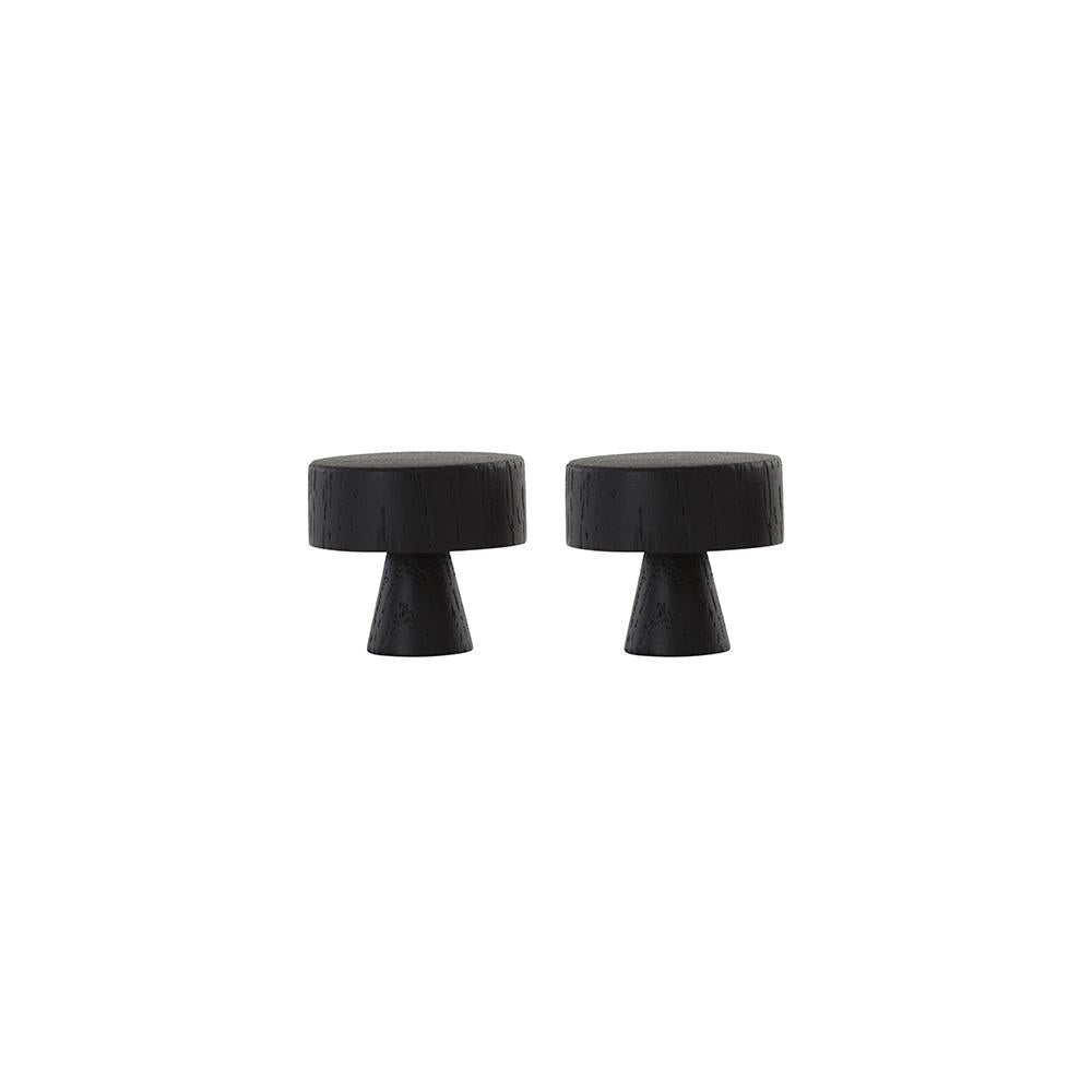 Pin Hook / Large Knob - 2 Pcs/Pack - Dark