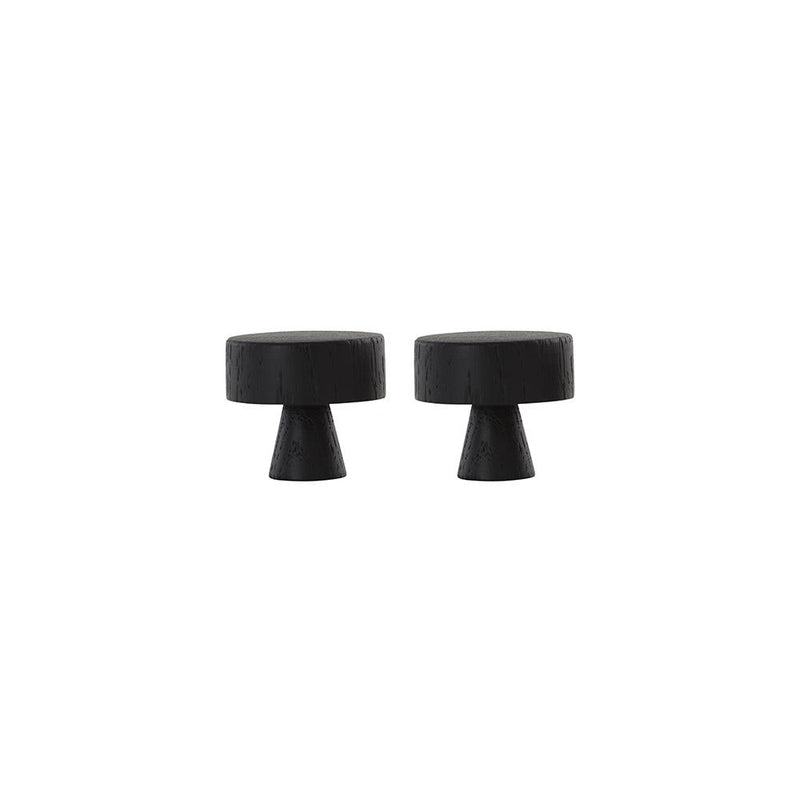 Pin Hook / Large Knob - 2 Pcs/Pack - Dark