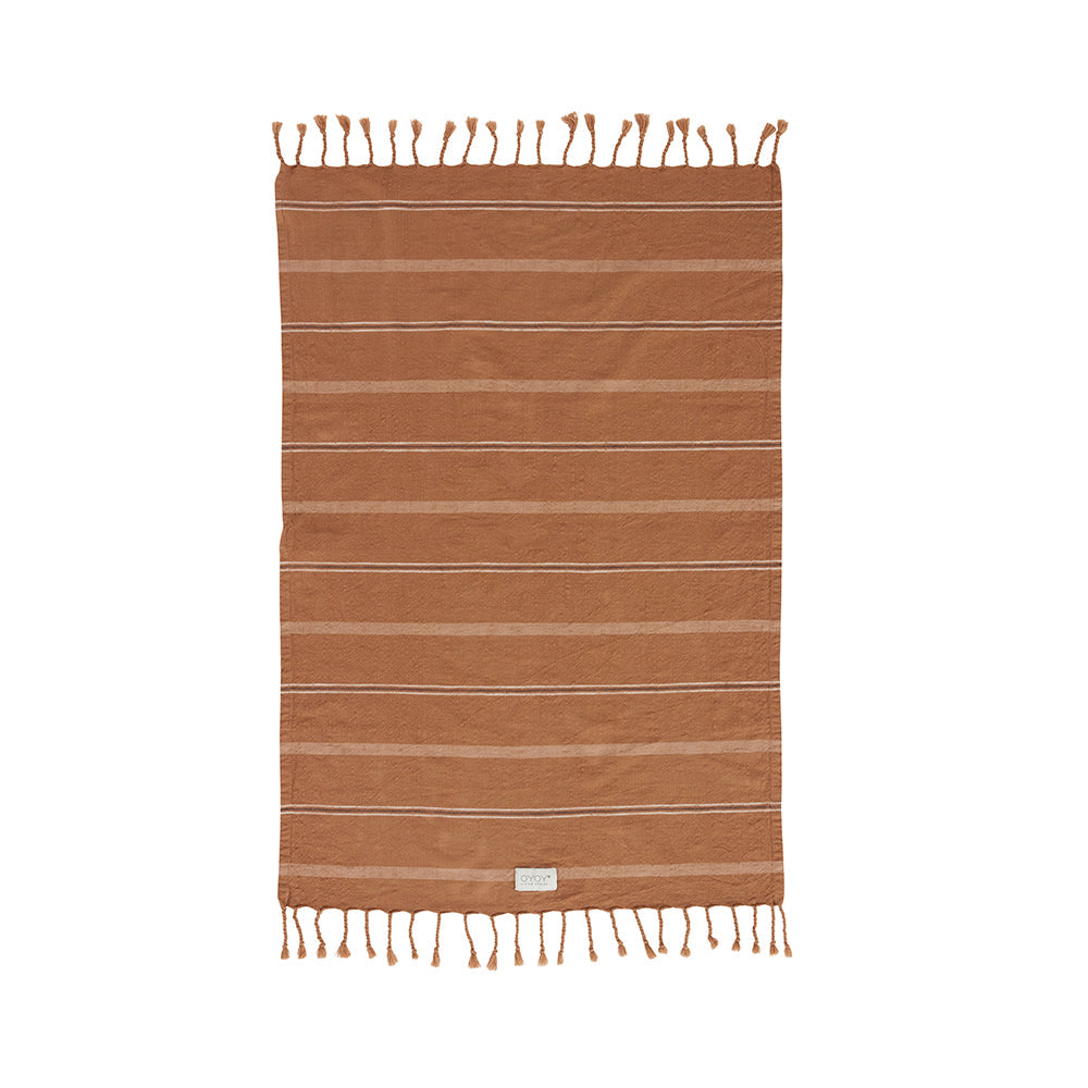 Kyoto Guest Towel in Dark Caramel