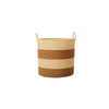 3 Piece Set Gomi Cylinder Storage Baskets in Caramel