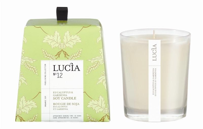 Eucalyptus and Gardenia Soy Candle design by Lucia