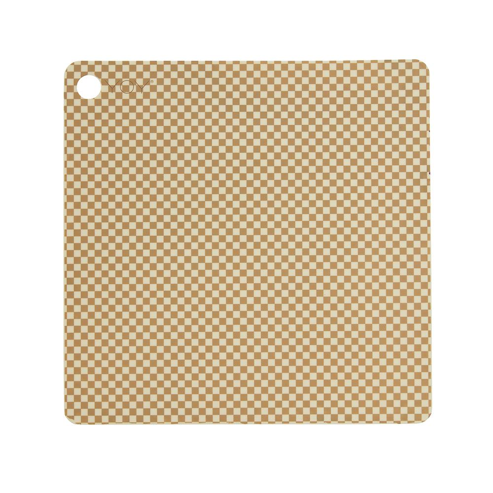 Placemat Checker - Pack of 2 - Vanilla