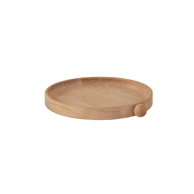 Small Inka Wood Tray Round in Nature