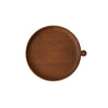 Small Inka Wood Tray Round in Dark