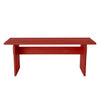 Kotai Bench in Cherry Red