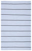 Corbina Indoor/ Outdoor Stripe Light Blue & Gray Area Rug