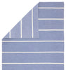 Corbina Indoor/ Outdoor Stripe Blue & Ivory Area Rug