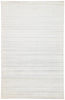 Oplyse Handmade Stripe White & Gray Area Rug