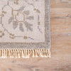 Reagan Border Rug in Pelican & Frost Gray design by Jaipur