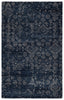 Azuma Hand-Knotted Tribal Dark Blue/ Light Gray Rug by Jaipur Living