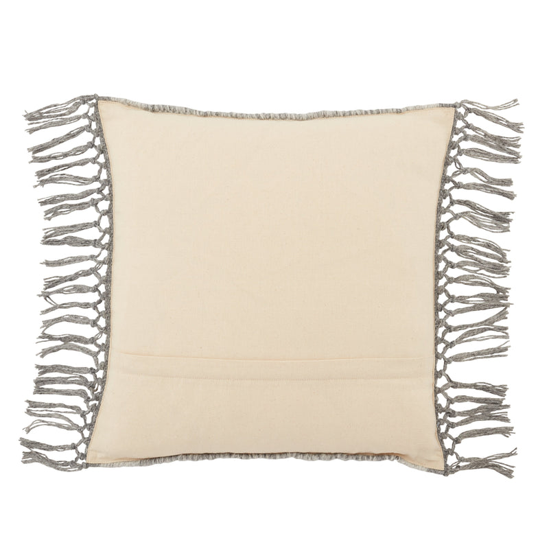 Liri Edris Indoor/Outdoor Gray Pillow 2