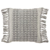 Liri Edris Indoor/Outdoor Gray Pillow 1