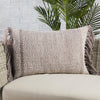 Liri Iker Indoor/Outdoor Taupe & Ivory Pillow 4