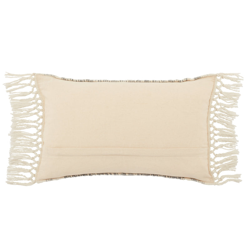 Liri Haskell Indoor/Outdoor Slate & Ivory Pillow 2