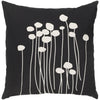 Abo LJA-006 Woven Pillow in Black & Ivory by Surya