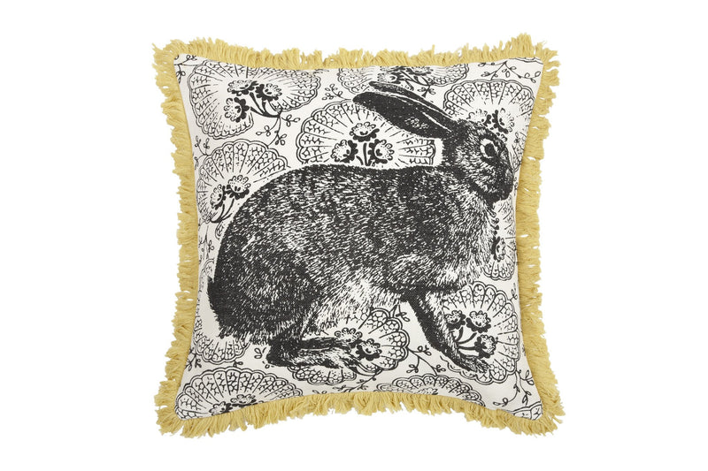 Hop Linen Pillow in Pewter design by Thomas Paul