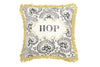 Hop Linen Pillow in Pewter design by Thomas Paul