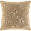 Delta LTA-001 Knitted Pillow in Camel & Cream by Surya